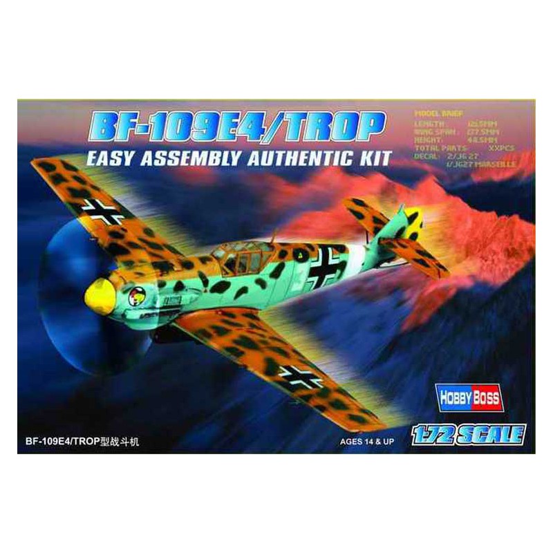 BF 109 E-4 plastic plane model too 1/72 | Scientific-MHD
