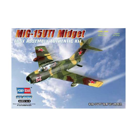 MIG-15 US 1/72 plastic plane model | Scientific-MHD
