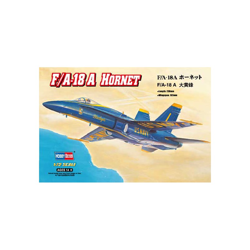 Plastic plane model F/A 18-A Hornet 1/72 | Scientific-MHD