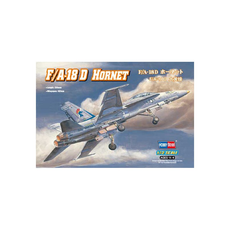 Plastic plane model F/A 18-D Hornet 1/72 | Scientific-MHD