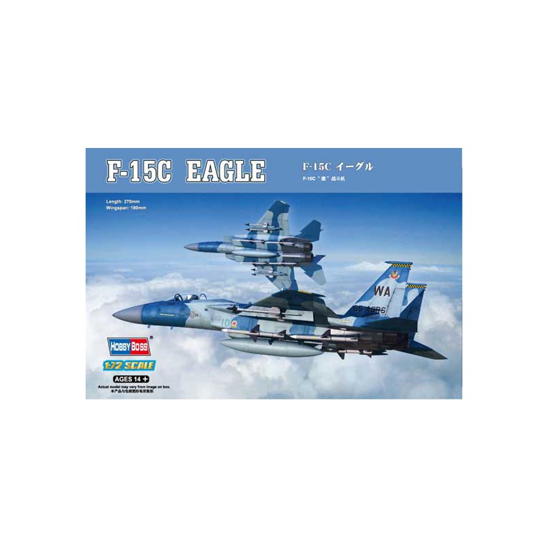 F-15C plastic model Eagle 1/72 | Scientific-MHD