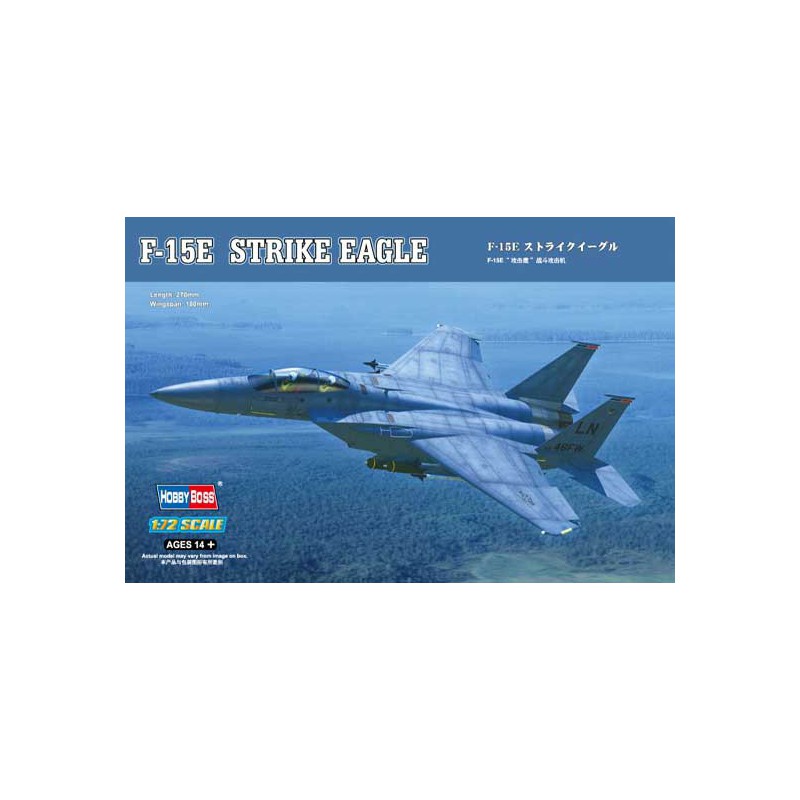 F-15E plastic plane model Eagle Fighter 1/72 | Scientific-MHD