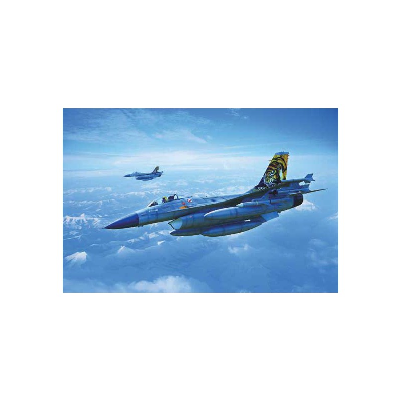 F-16A plastic plane model Fightning Falcon 1/72 | Scientific-MHD