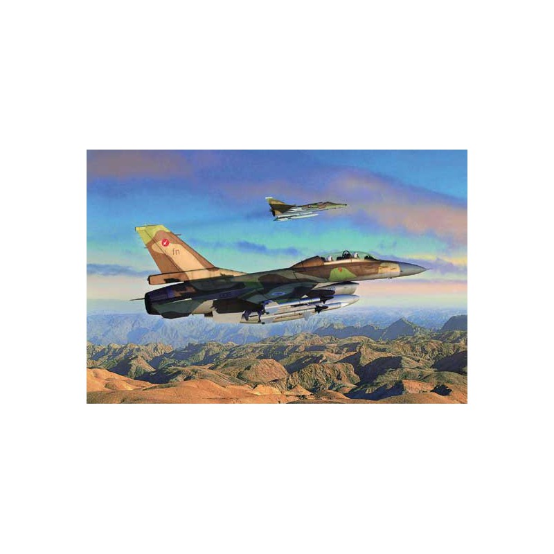 Plastic model in plastic F-16b Fightning Falcon1/72 | Scientific-MHD