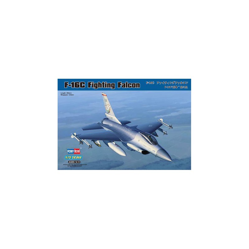 Plastic model in plastic F-16C Fightning Falcon1/72 | Scientific-MHD