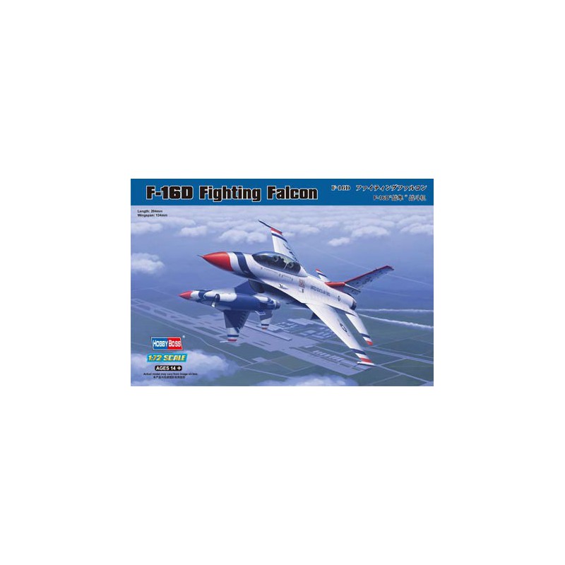 F-16D plastic plane model Fignt Falcon 1/72 | Scientific-MHD