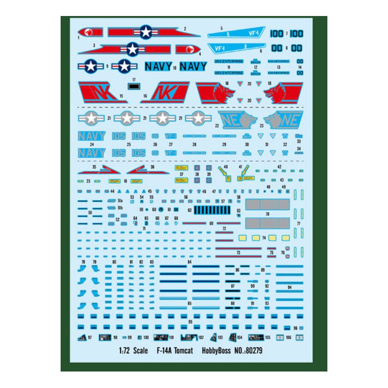 F-14A plastic plane model Tomcat 1/72 | Scientific-MHD