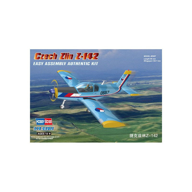 Czech Z-142 1/72 plastic plane model | Scientific-MHD