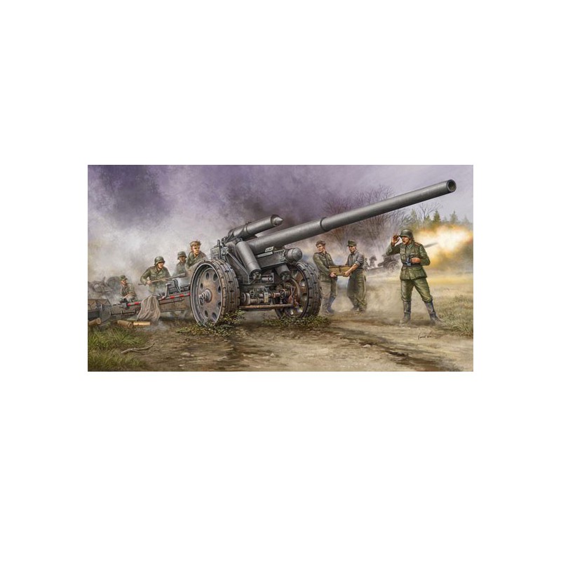 German plastic tank model 10cm K.18 Cannon | Scientific-MHD