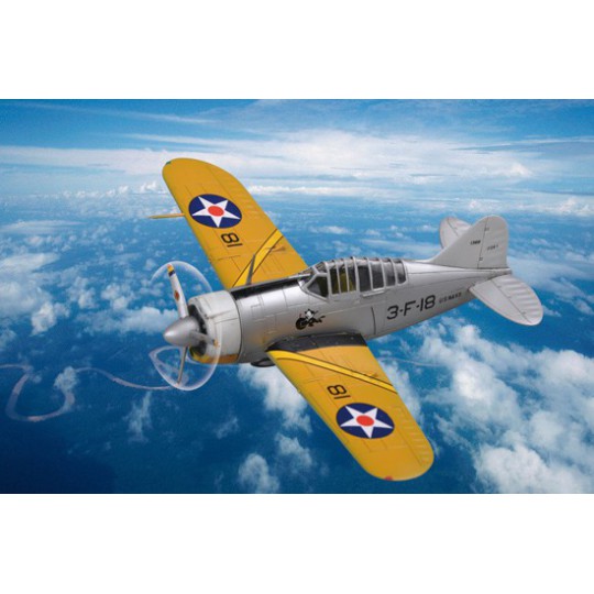 US F2A Buffalo 1/72 plastic plane model | Scientific-MHD
