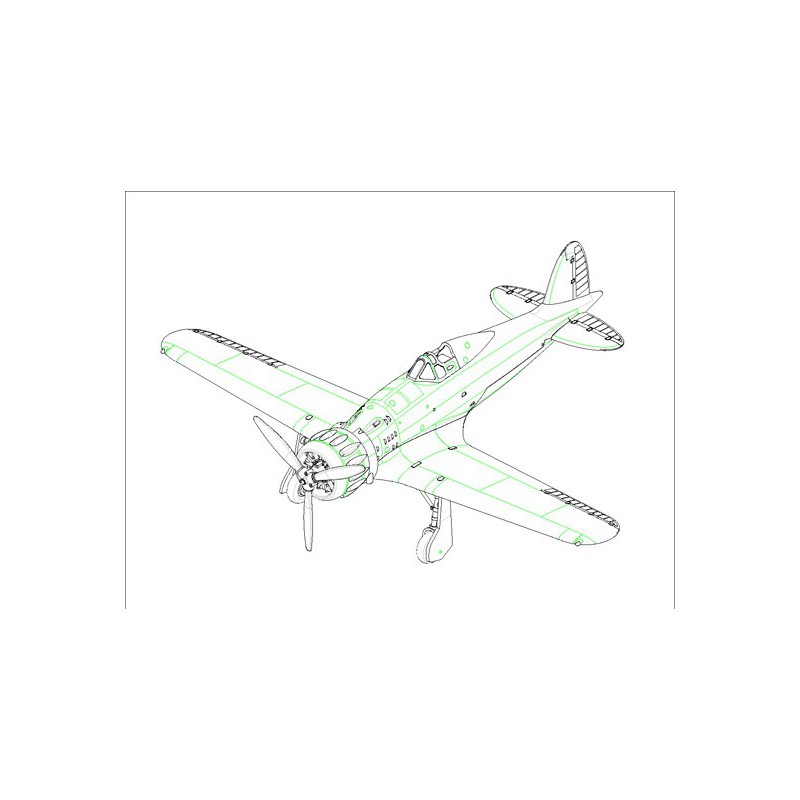 MC.200 Saetta 1/72 plastic plane model | Scientific-MHD