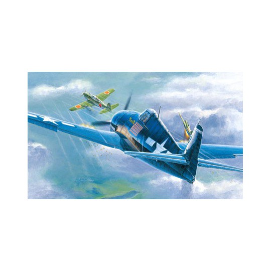 F6F-5 Hellcat 1/48 plastic plane model | Scientific-MHD