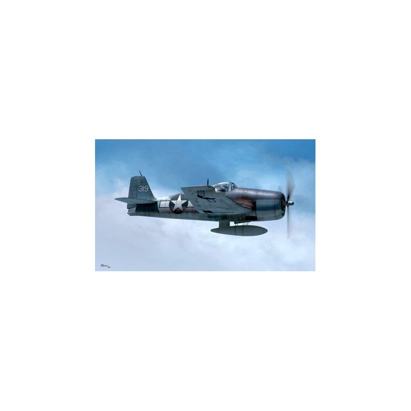 F6F-3N Hellcat 1/48 plastic plane model | Scientific-MHD