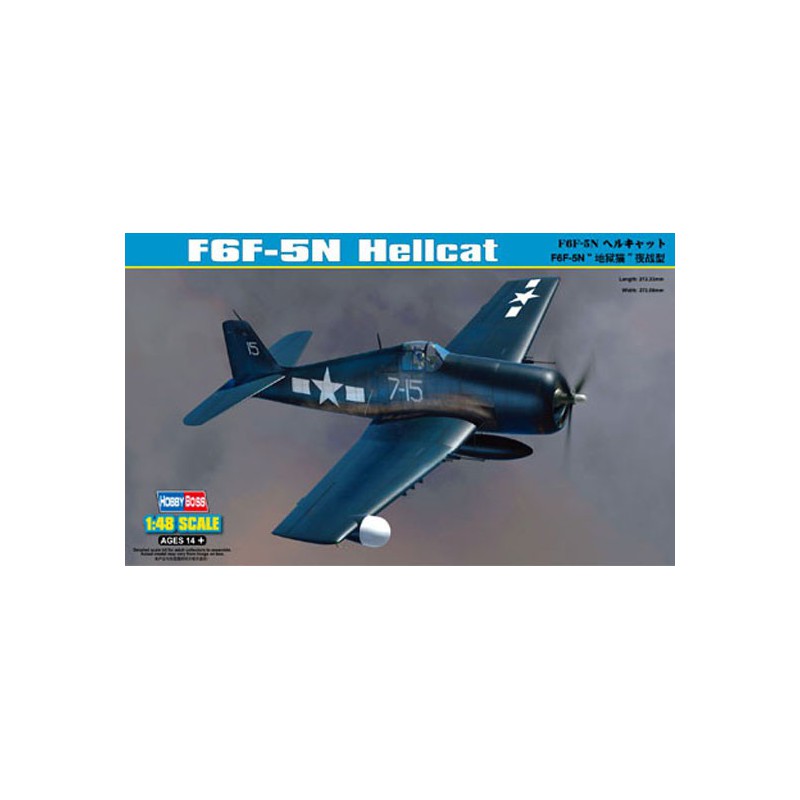 F6F-5N Hellcat 1/48 plastic plane model | Scientific-MHD