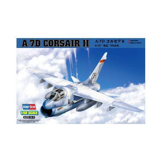 A-7D Corsair II plastic plane model | Scientific-MHD