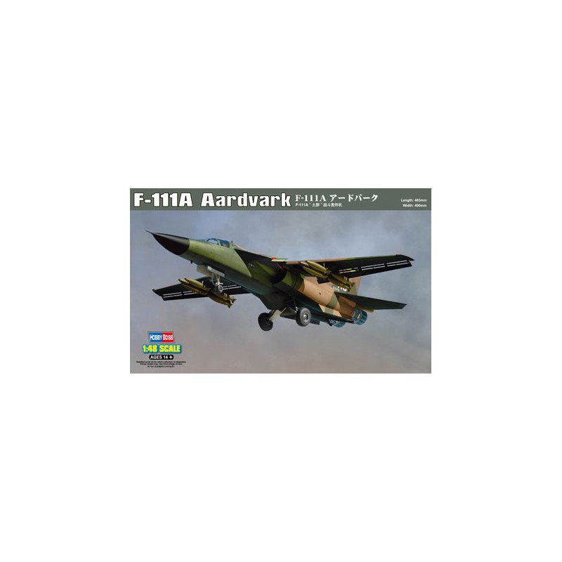 F-111A plastic model Aardwark 1/48 | Scientific-MHD