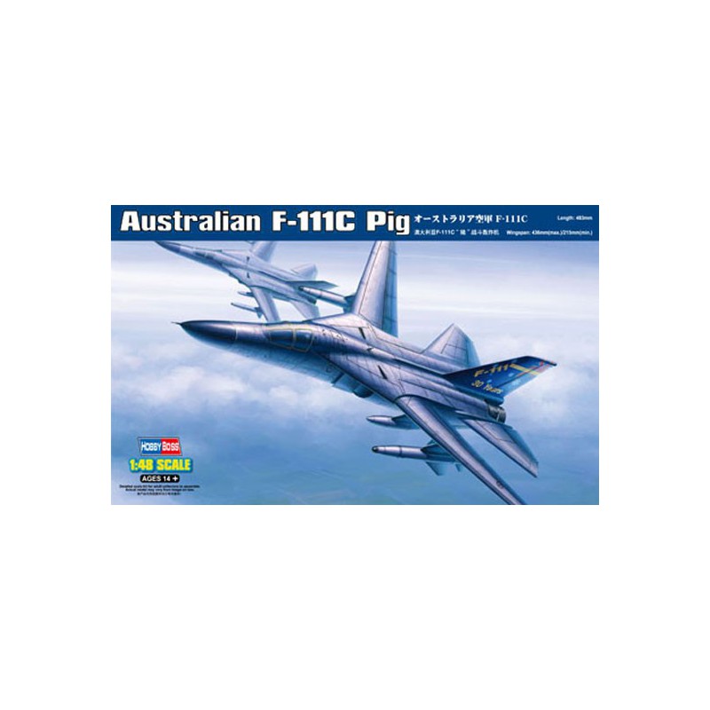 Australian plastic plane model F-111C PIG 1/48 | Scientific-MHD