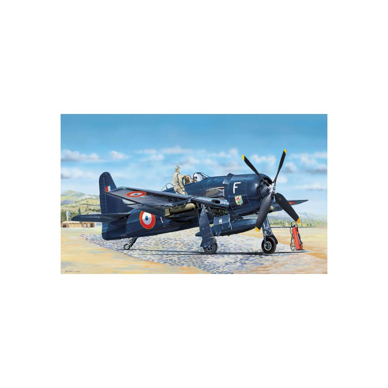 F8F-1B plastic plane model French 1/48 | Scientific-MHD