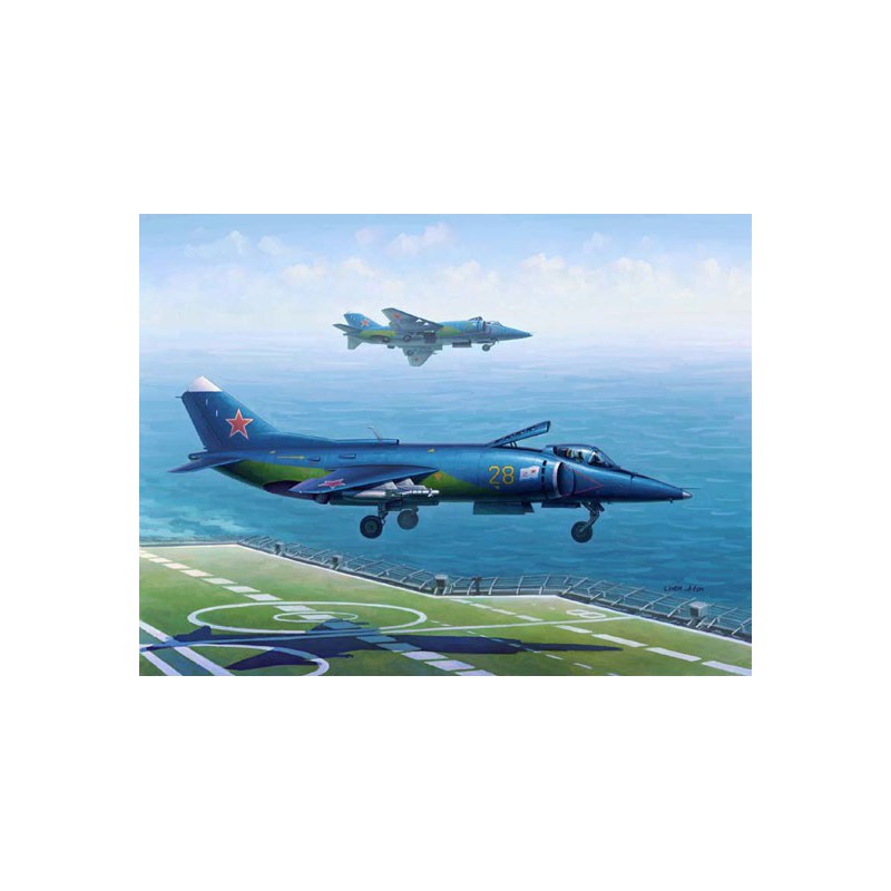 Plastic plane model yak-38/yak-38m forge 1/48 | Scientific-MHD