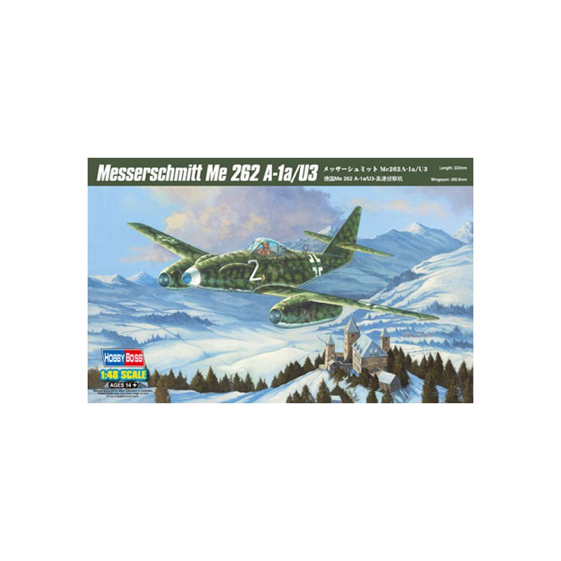 Plastic plane model Me 262 A-1A/U31/48 | Scientific-MHD