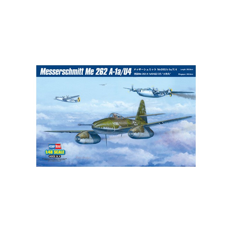 Plastic plane model Me 262 A-1A/U41/48 | Scientific-MHD