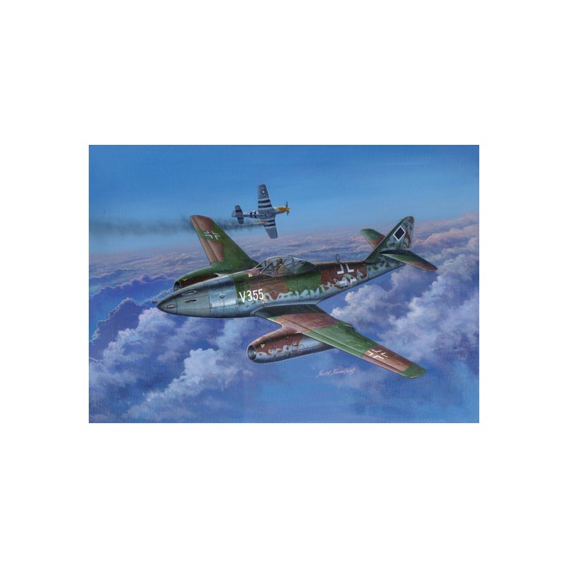 Plastic plane model Me 262 A-1A/U51/48 | Scientific-MHD