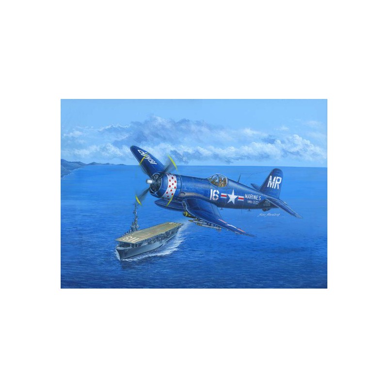 F4U-4B Corsair 1/48 plastic plane model | Scientific-MHD