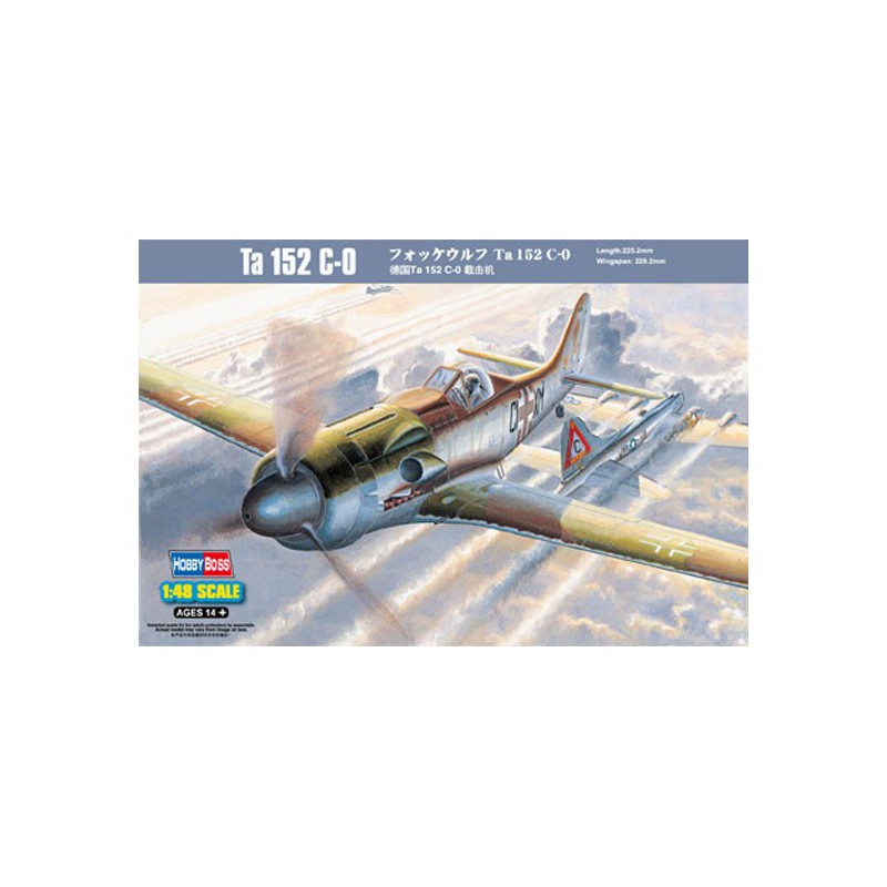 FW TA 152 C-0 1/48 plastic plane model | Scientific-MHD