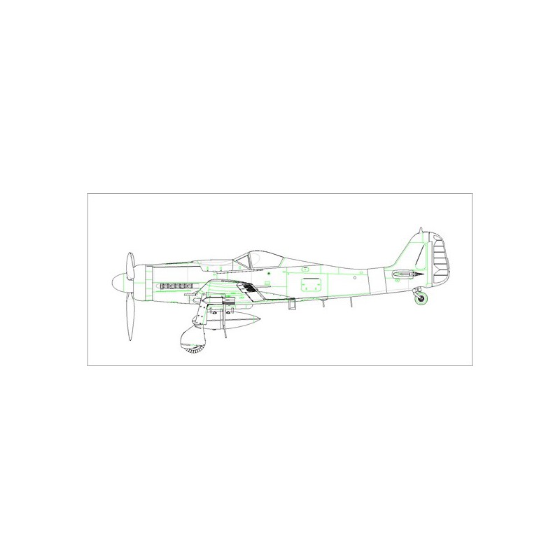 Plastic plane model Focke Wulf FW190D-9J 1/48 | Scientific-MHD