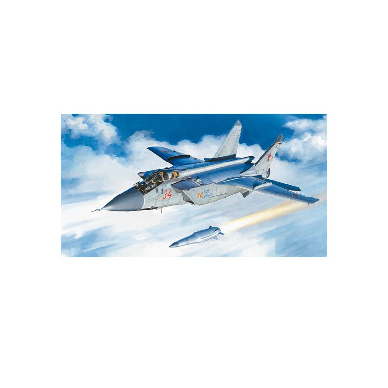 MIG-31BM plastic plane model. W/KH-47M2 1/48 | Scientific-MHD