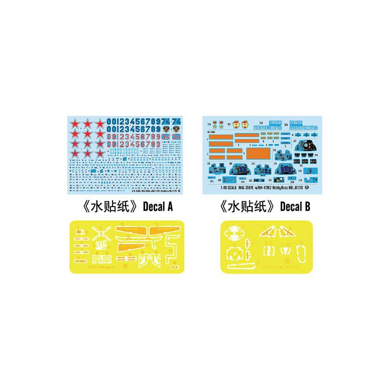 MIG-31BM plastic plane model. W/KH-47M2 1/48 | Scientific-MHD