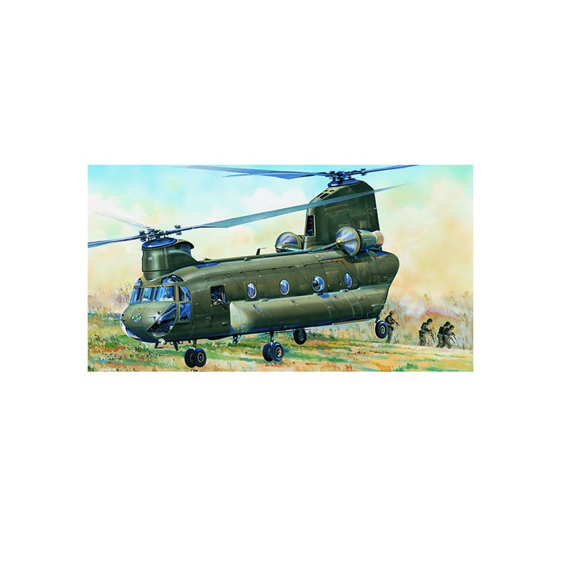 Plastic helicopter model CH-47D Chinook 1/48 | Scientific-MHD