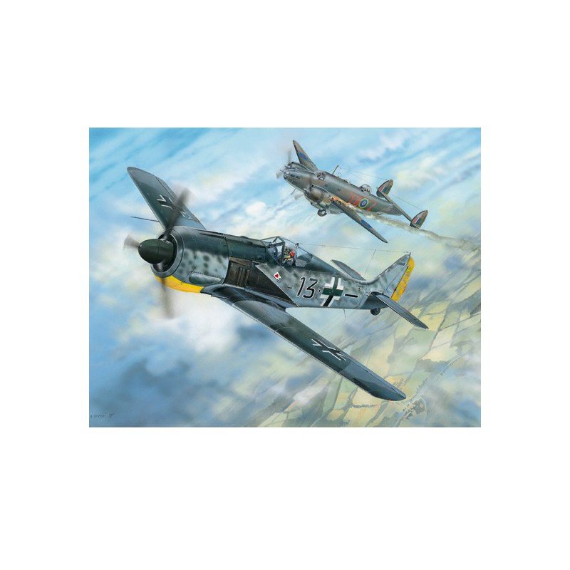 Plastic plane model Focke Wulf 190a-5 1/18 | Scientific-MHD