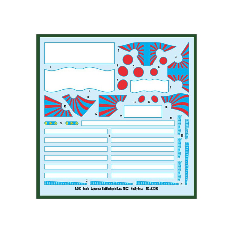 IJN Mikasa 1/200 plastic boat model | Scientific-MHD