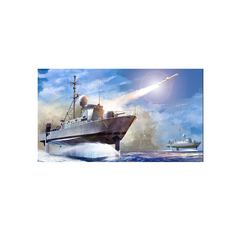 USS PEGASUS PHM-1 1/200 plastic boat model | Scientific-MHD