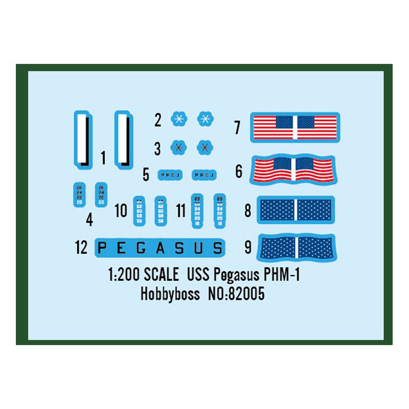 USS PEGASUS PHM-1 1/200 plastic boat model | Scientific-MHD