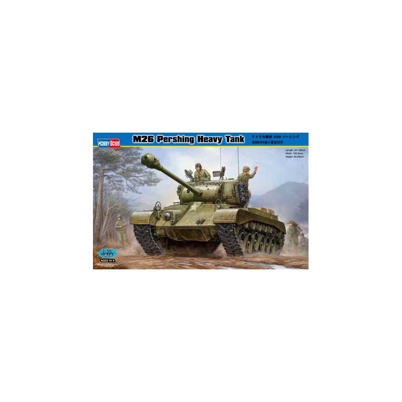 M26 Pershing Heavy Tank 1/35 plastic tank model | Scientific-MHD