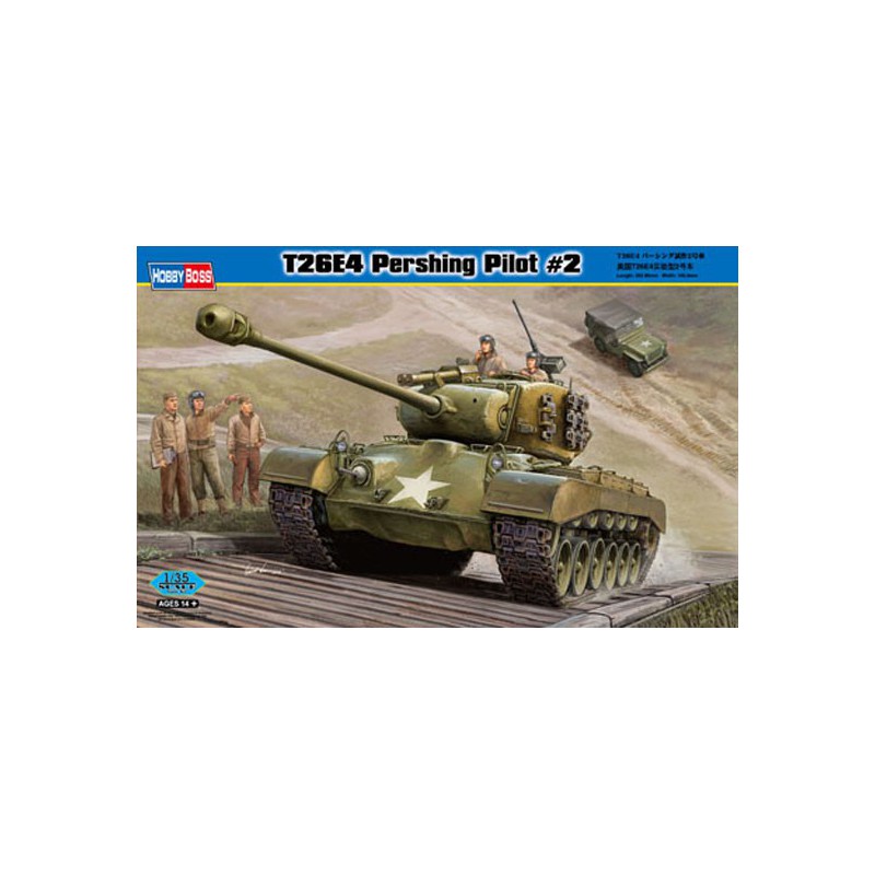 T26E4 Pershing plastic tank model, Pilot 2 1/35 | Scientific-MHD