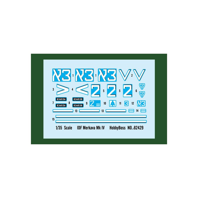 Plastic tank model Israeli Merkava MK IV 1/35 | Scientific-MHD