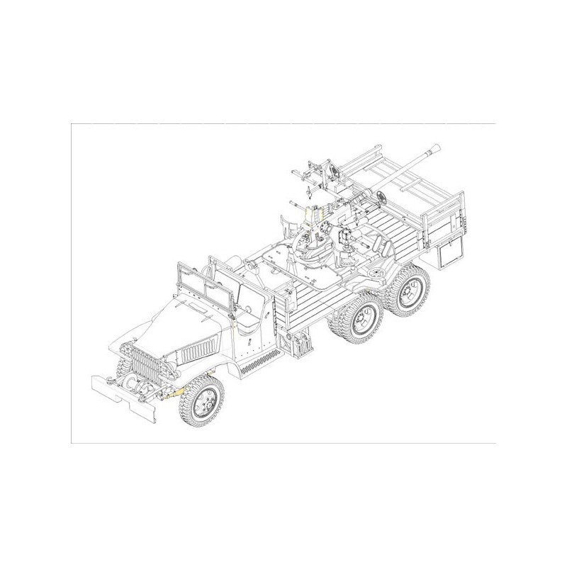 GMC Bofors 40mm Gun 1/35 plastic plastic model | Scientific-MHD