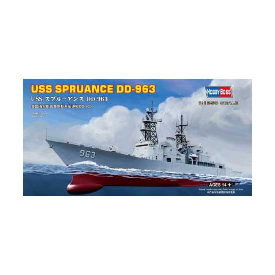 USS SPRANCE DD-963 1/125 plastic boat model | Scientific-MHD
