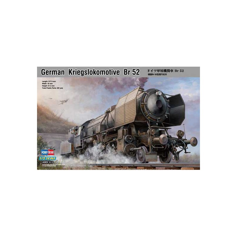 Plastic train model German Lokomotiv BR521/72 | Scientific-MHD