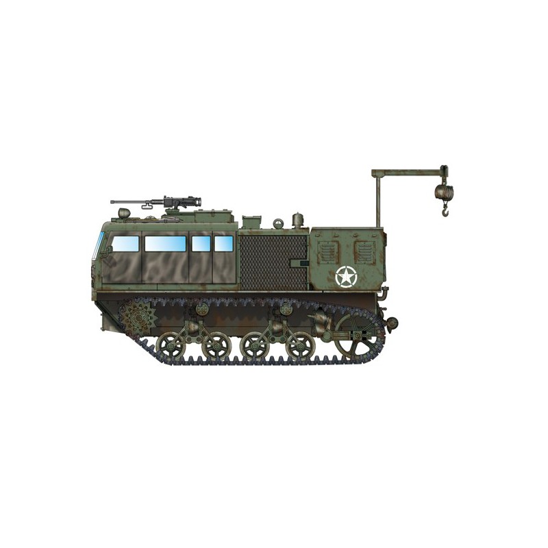 High S. tractor plastic tank model 155mm 1/72 | Scientific-MHD
