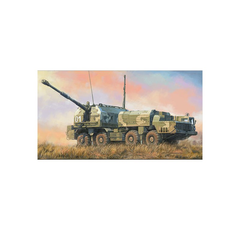 Russian plastic tank model 130mm A-222 Bereg 1/72 | Scientific-MHD