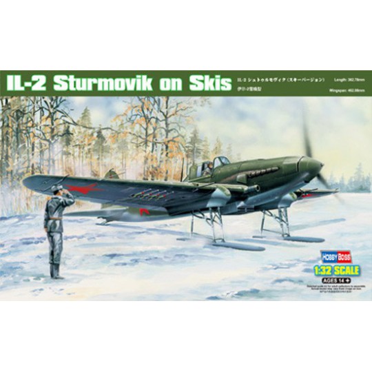 Plastic plane model IL-2 Sturmovik on skis 1/32 Plastic plane model IL-2 Sturmovik on skis 1/32 | Scientific-MHD
