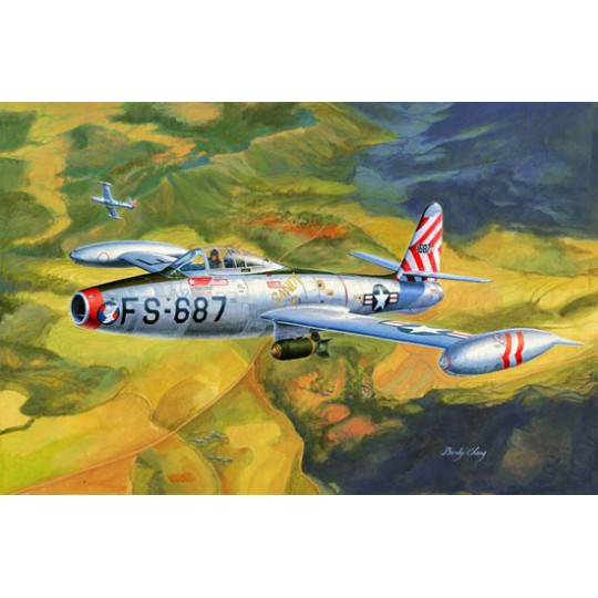 F-84E plastic plane model Thunderjet 1/32 F-84E plastic plane model Thunderjet 1/32 | Scientific-MHD