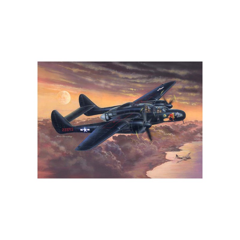 P-61B Black Widow 1/32 plastic plane model | Scientific-MHD