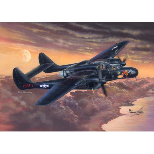 P-61B Black Widow 1/32 plastic plane model P-61B Black Widow 1/32 plastic plane model | Scientific-MHD