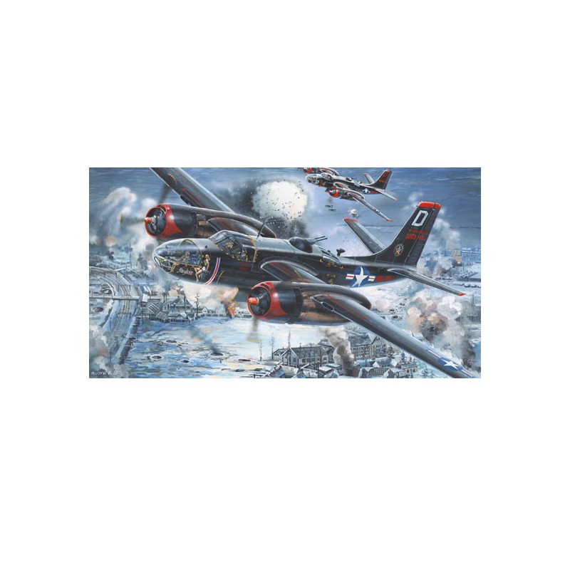 Plastic plane model A-26C Invader 1/32 | Scientific-MHD