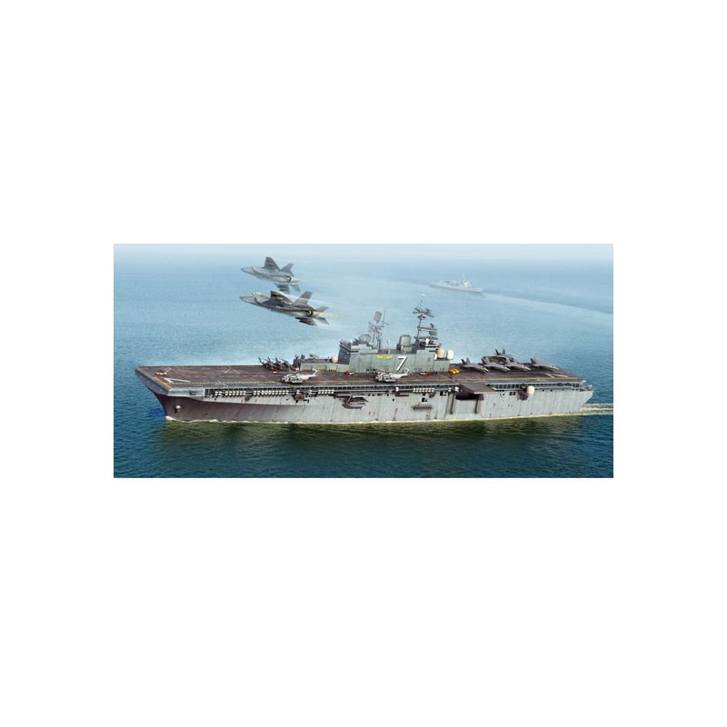 USS IWO Jima LHD-7 1/700 plastic boat model | Scientific-MHD